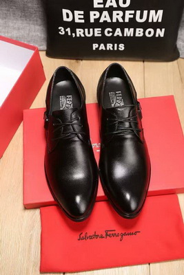 Salvatore Ferragamo Business Men Shoes--083